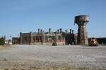 R�ckseite des CFV3V Depot Mariembourg am 25.Juli 2026.