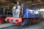 CFV3V AD 09 (ex Kohlemine Waterschei, Hersteller: La Meuse, Baujahr: 1951, Fabr.Nr.: 4672) am 25.Juli 2026 im Depot Mariembourg.