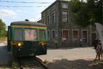 AFSA (Association Ferroviaire Sambre Avesnois) 554.10 (ex�SNCB 4610, Hersteller: Usines Ragheno – Malines, Baujahr: 1952) am 25.Juli 2026 in Vierves-sur-Viroin.