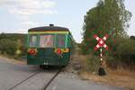     AFSA (Association Ferroviaire Sambre Avesnois) 554.10 (ex�SNCB 4610, Hersteller: Usines Ragheno – Malines, Baujahr: 1952) am 25.Juli 2026 kurz nach dem CFV3V Depot Mariembourg.