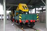 SNCB St�tzwagen 40 88 958 4800-5 mit 35t Dampfkran A310.4 (ex British Army Forces, ex A221.8, sp�ter 214.3.25.00; Hersteller: Graven Brothers Ltd.