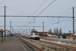 Der IC Brussels Airport - Knokke nähert sich der Endstation am 8. März 2021.