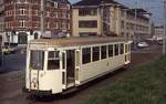 Nur noch als Arbeitsfahrzeuge wurden die Zweirichtungstriebwagen der Serie N im Frühjahr 1979 eingesetzt, wie hier die Nr.