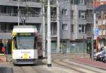 Wagen 6004 der  de Kusttram  am 14.-4-2010 in Blankenberge