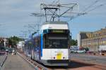  Kusttram  De Panne - Knokke fhrt durch Nieuwpoort-Stad (28.