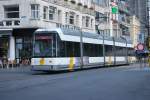  Kusttram  fhrt durch Oostende nach Westende (29. August 2009)