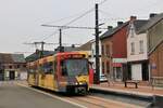 Belgium
Tram 7437 on the line Anderlues - Charleroi, at the stop by Dépôt Anderlues.
22/2/2023
