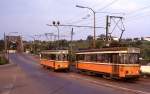 SNCV Tw 9183 bei Courcelles Motte, 29.05.1987.