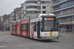 De Lijn Antwerpen Siemens/DWA 7202 auf Linie 24 Melkmarkt-Silsburg, aufgenommen 07.05.2017 am Kipdorpbrug