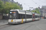 De Lijn Antwerpen Siemens/DWA 7227 auf Linie 24 Abschnitt Silsburg-Melkmarkt, aufgenommen 07.05.2017 am Franklin Rooseveltplaats