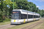 Hermelijn 7228 von De Lijn Antwerpen, aufgenommen 10.06.2017 am Haltestelle P+R Linkeroever