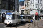 Antwerpener Strassenbahn in der Huidevettersstraat (30. Juli 2009)