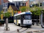 7046 als Lijn4 bei der Schleife St.Pietersvliet in Antwerpen;110831