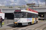 PCC 7159 von DE LIJN Antwerpen, aufgenommen 04/08/2012 am Bahnhof Antwerpen-Luchtbal