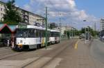 PCC 7144 von DE LIJN Antwerpen, aufgenommen 22/05/2009 am Haltestelle Halewijn 