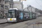 Hermelijn 7202 von De Lijn Antwerpen am Haltestelle Nationale Bank, aufgenommen 21.01.2015