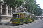 PCC 6242 von De Lijn Gent jetzt eingesetzt für Sonderfahrten Tram DE LUX in Antwerpen, aufgenommen am Mechelsesteenweg 27.06.2015