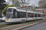 De Lijn Albatros 7315 Bombardier Flexity 2 aufgenommen 24.04.2016 am Antwerpsesteenweg Hoboken 