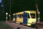 Brssel Tw 7021 in der Tervuuren Laan, 23.06.2009.