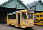 Rekowagen auf belgisch: Der Tw.9079 wurde 1960 auf einem zweiachsigen Fahrgestell der 1930er Jahre aufgebaut und stand so bis 1976 im Verkehr.