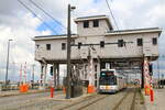 Belgium, Antwerpen  Tram 7204 on line 24 at the Mexicobrug  11/7/2020