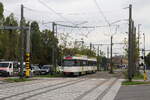 Anl�sslich der Au�erdienststellung der PCC-Stra�enbahnen in Antwerpen organisierte VLATAM eine Sonderfahrt dieser Stra�enbahnen durch die Stadt. Viele Stra�enbahnen fuhren entweder einzeln oder gekoppelt.
Die Stra�enbahnwagen 7117+7063 sind am Borsbeekbrug zu sehen
26.9.2026