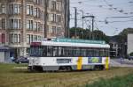 PCC 7123 von DE LIJN Antwerpen, aufgenommen 15/08/2012 am Haltestelle P & R Olympiade 