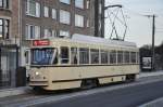 PCC 7001 von DE LIJN Antwerpen, aufgenommen 29/12/2012 am Haltestelle P&R Olympiade 
