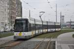 Hermelijn 7241 von DE LIJN Antwerpen, aufgenommen 17/02/2013 am Haltestelle Olympiade