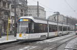 De Lijn Albatros 7332 aufgenommen 07/01/2017 am Haltestelle Nationale Bank