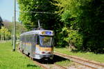 Die Stra�enbahnen der Baureihen 7700/7800 der STIB wurden grunds�tzlich au�er Dienst gestellt. Rund 15 Stra�enbahnen bleiben als Reserve, die �brigen werden verschrottet.
Die verbliebenen Stra�enbahnen fuhren ihre letzten Kilometer auf den Linien 39 und 44. Letztere ist zweifellos die sch�nste Stra�enbahnlinie Br�ssels und verl�uft durch den Sonienwald zwischen der Avenue Madoux und Tervuren.
Stra�enbahn 7721, Avenue de Tervuren, in der N�he des Kreisverkehrs Ravenstein.
23.04.2026