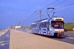 Oostende, Kust Tram, 6034, Westende, 03.08.1991.