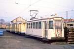 SNCV Kusttram 9114, Depot Knokke, 02.04.1988.