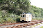 Belgium  125th Anniversary Coastal tramline Knokke - Oostende - De Panne  Preserved tramway 193 in Wenduine  12/6/2010