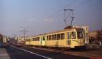 Tw 9011 der  kusttram  in Oostende im Frhjahr 1979