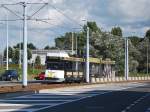  Kusttram  BN Nr.6009 verlässt Nieuwpoort-Stad in Richtung Nieuwpoort-Bad (August 2014).
