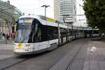 DE LIJN 6361 als Linie T3 (Gentbrugge - Zwijnaarde Bibliotheek) am 27.Juli 2026 bei der Gent Sint-Pietersstation perron 17.