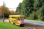 Brussels, Belgium  30th anniversary of the Musée du Transport Urbain Bruxellois  Circulation of preserved tramways and buses   Preserved truck 2 on avenue de Tervuren  7/10/2012