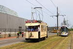 Belgium, Antwerpen  150th anniversary Electric Tram in Antwerpen.