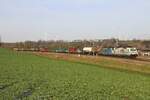 Belgiën
Loks 186 258 + 186 448 von Lineas mit einem Güterzug, in Wonck
9/2/2023