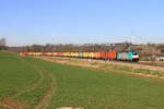 Belgiën
Lok 186229 vom CRB mit Containerzug, in Wonck
4/3/2022