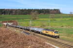 Belgiën
Lok 7193 001 vom Medway zieht einem Kesselzug, im Hindel 
4/3/2026