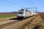 Belgiën 
Lok 186 028 vom Lineas zieht einem Silozug, im Warsage
5/3/2026