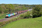 Belgien 
Lok 186 207 von DBC zieht Lok 186 118 und einem leerem Güterzug naar Châtelet in Gemmenich 
22/4/2026