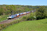 Belgien 
Lok 186 422 von Lineas zieht einem BASFzug Ludwigshafen - Antwerpen, in Gemmenich 
22/4/2026
