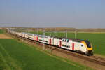 Belgiën  2 Triebzügen reihe 76 vom SNCB als Personenzug IC 1508 Brugge - Hasselt in Neerwinden  21/3/2026