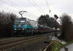 186 293-7 von Lineas  kommt aus Richtung Aachen-West und fährt die Gemmenicher-Rampe hoch mit einem gemischten Güterzug aus Köln-Gremberg(D) nach Antwerpen-Noord(B) und fährt in