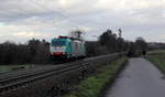 186 207 von der Rurtalbahn kommt als Lokzug von Aachen-West nach Belgien und fährt die Gemmenicher-Rampe hoch.