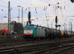 Die Cobra 2804 fhrt mit einem Kesselzug von Aachen-West nach Antwerpen-BASF am 8.1.2012.