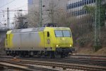 145 CL-031  von Alpha Trains kommt von einer Schubhilfefahrt vom Gemmenicher-Tunnel und fhrt in Aachen-West ein am 13.3.2012.